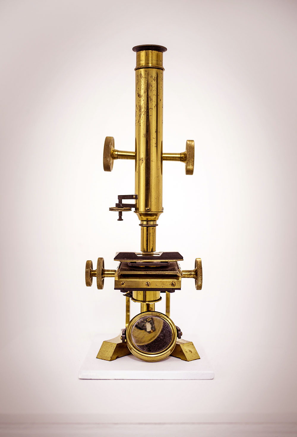 Microcinescope Scientific Sculpture by Interactive Artist Thomas Marcusson